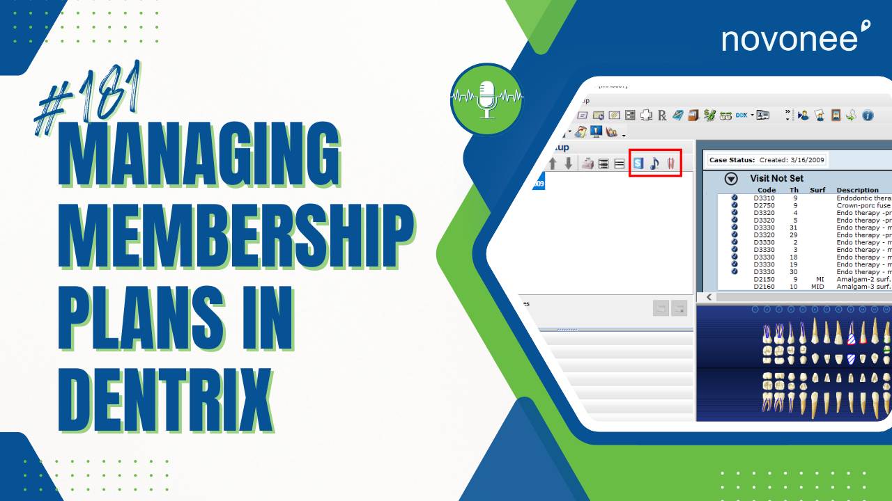 Setting up Membership Plans in Dentrix
