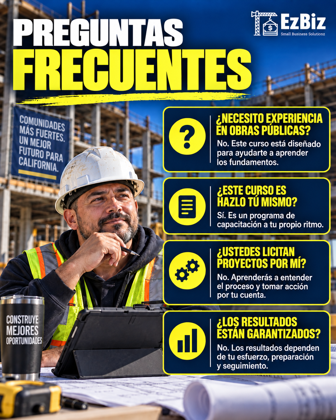 Preguntas frecuentes de Public Works Pro