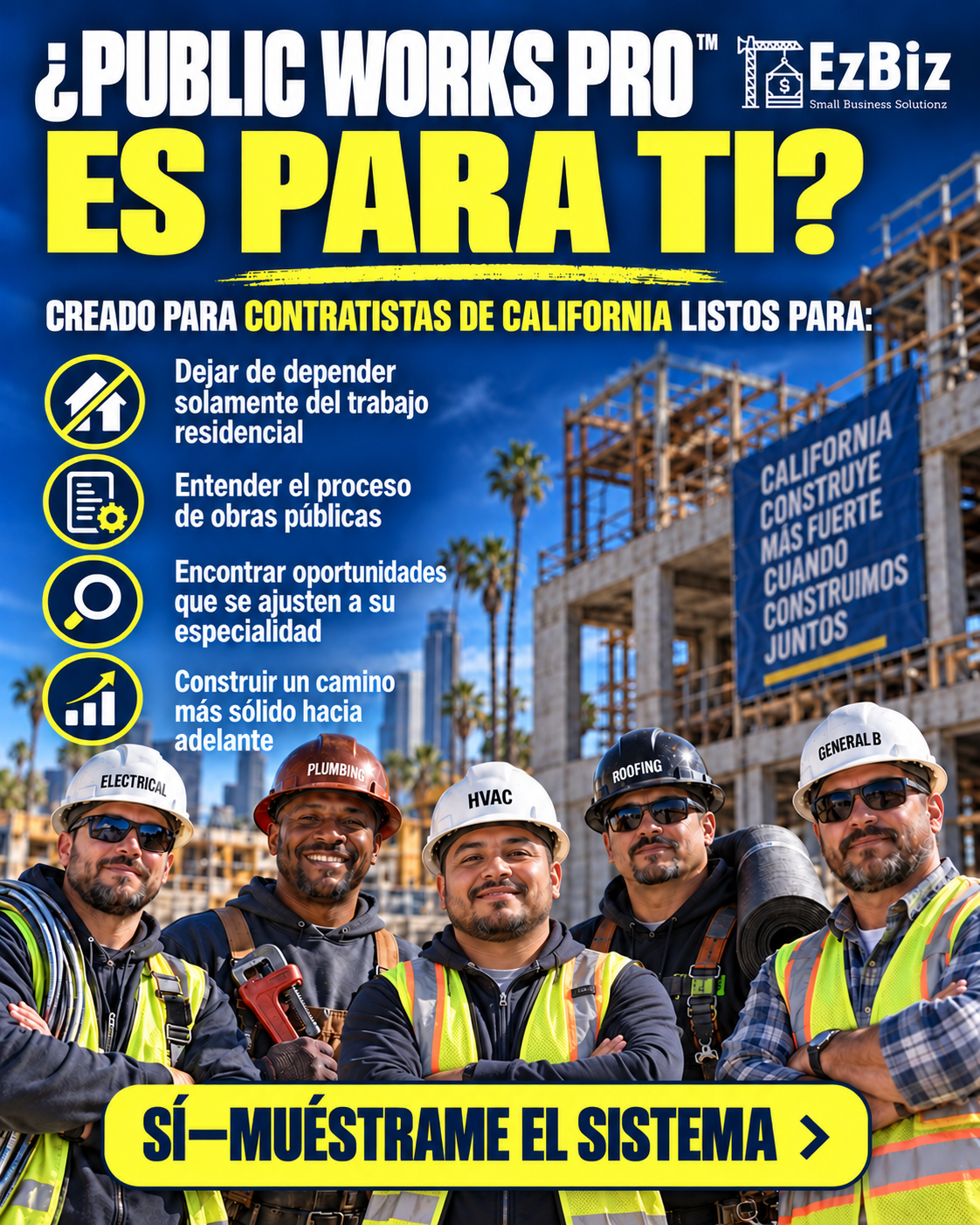 Public Works Pro para contratistas de California