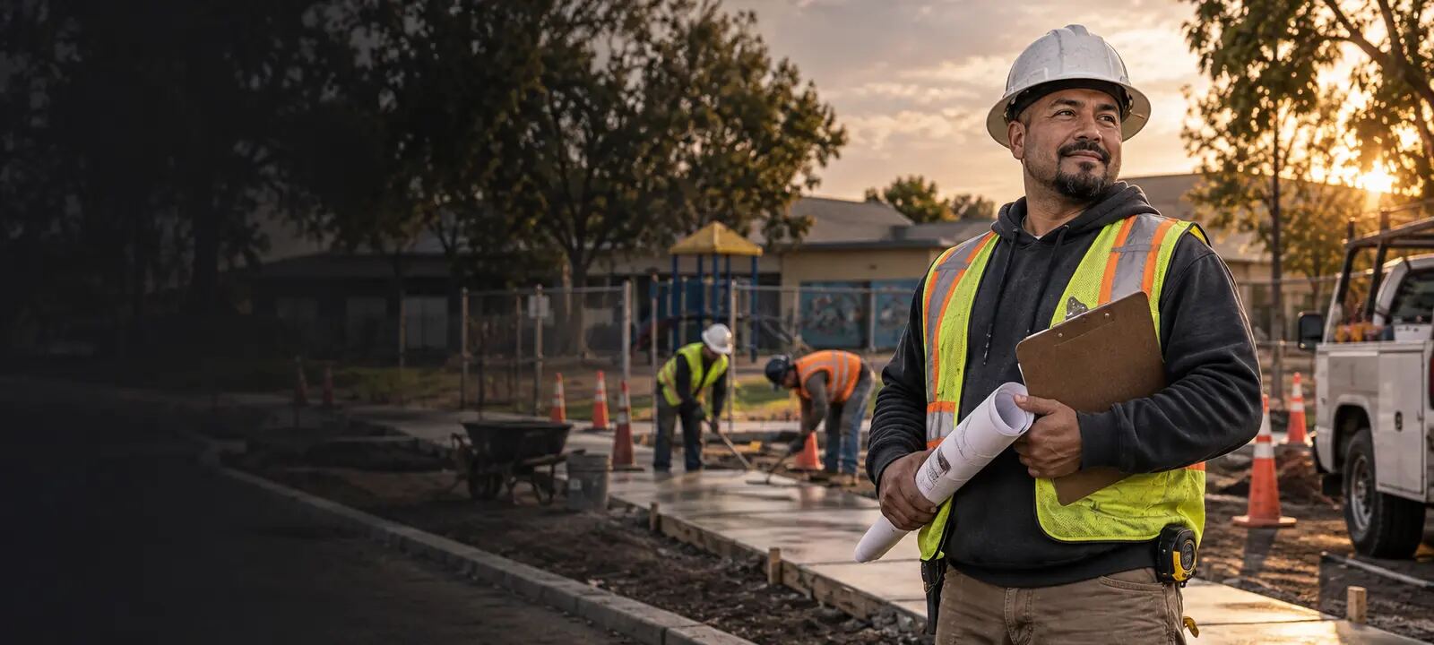 California contractor building a clear public works path
