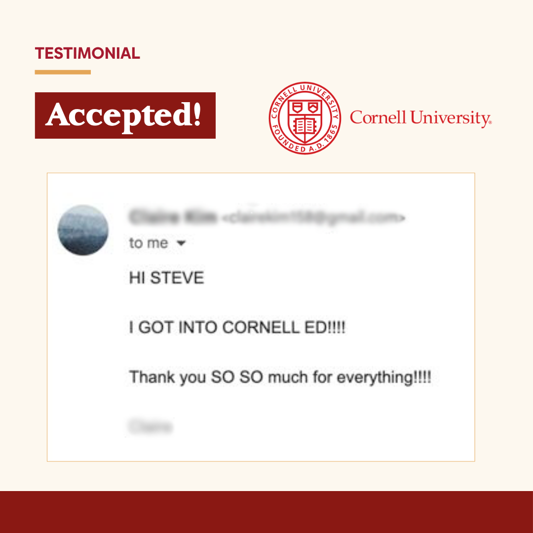 Student success story