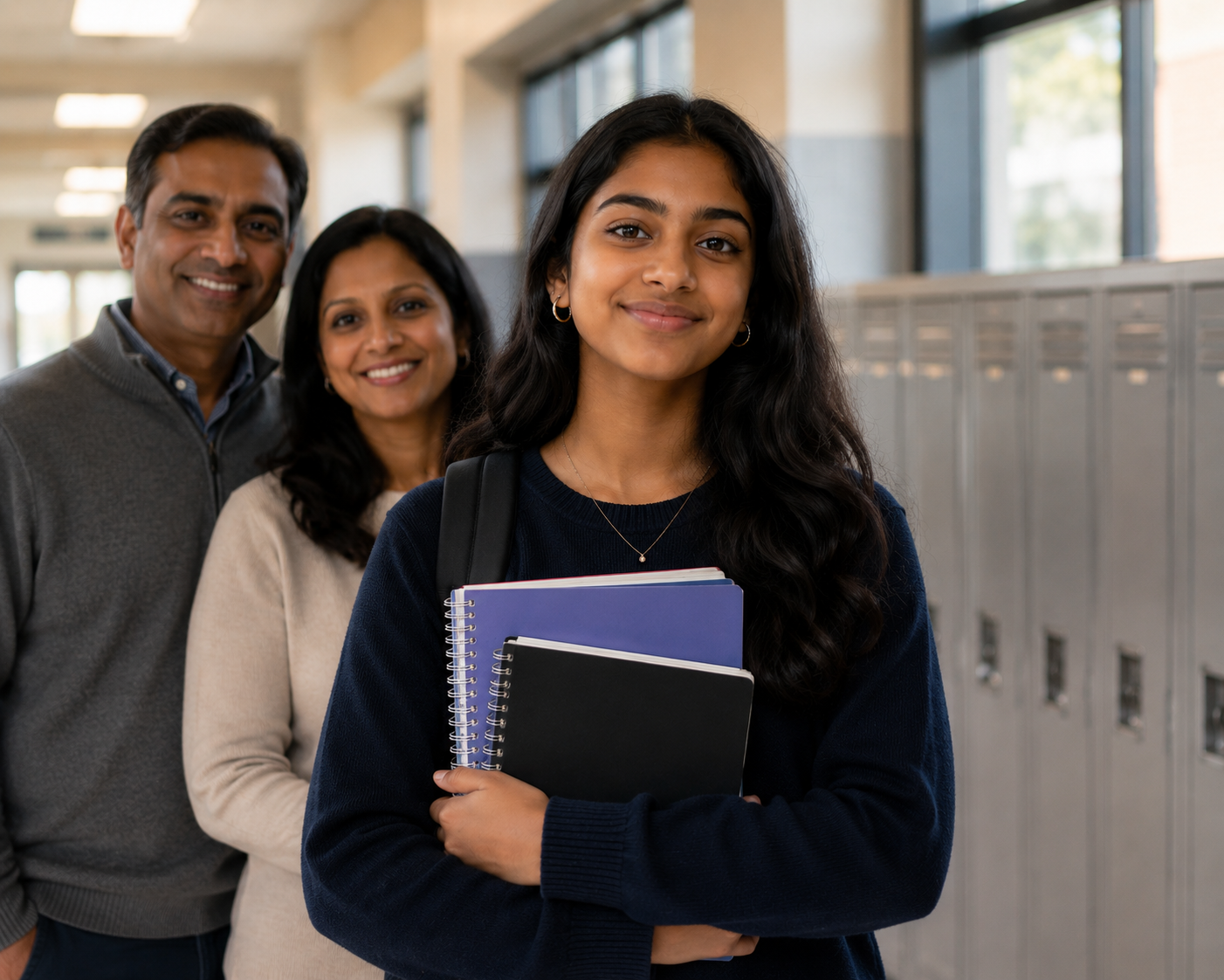 Student feeling confident about her future