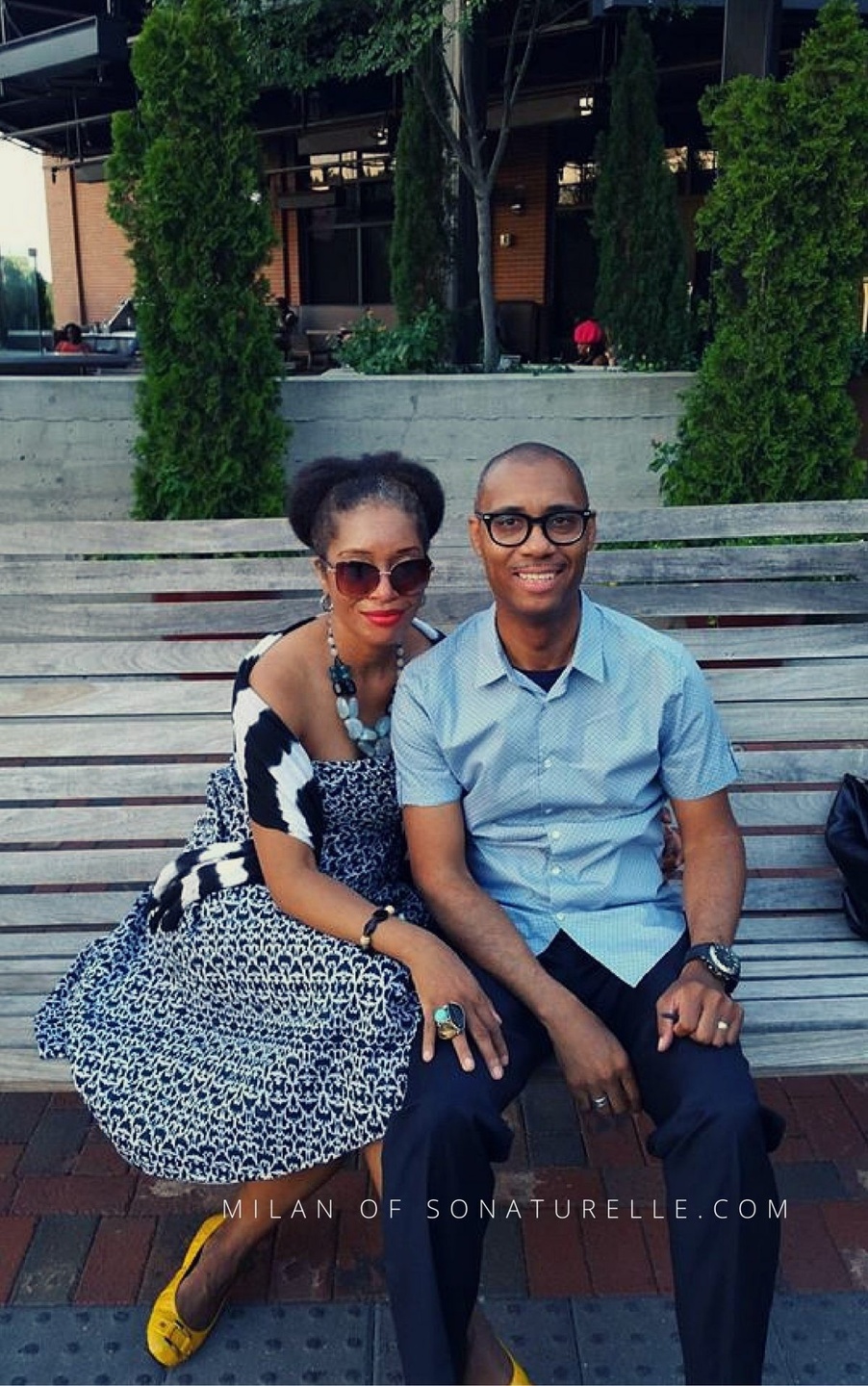 Age gracefully, healthy African American wellness couple
