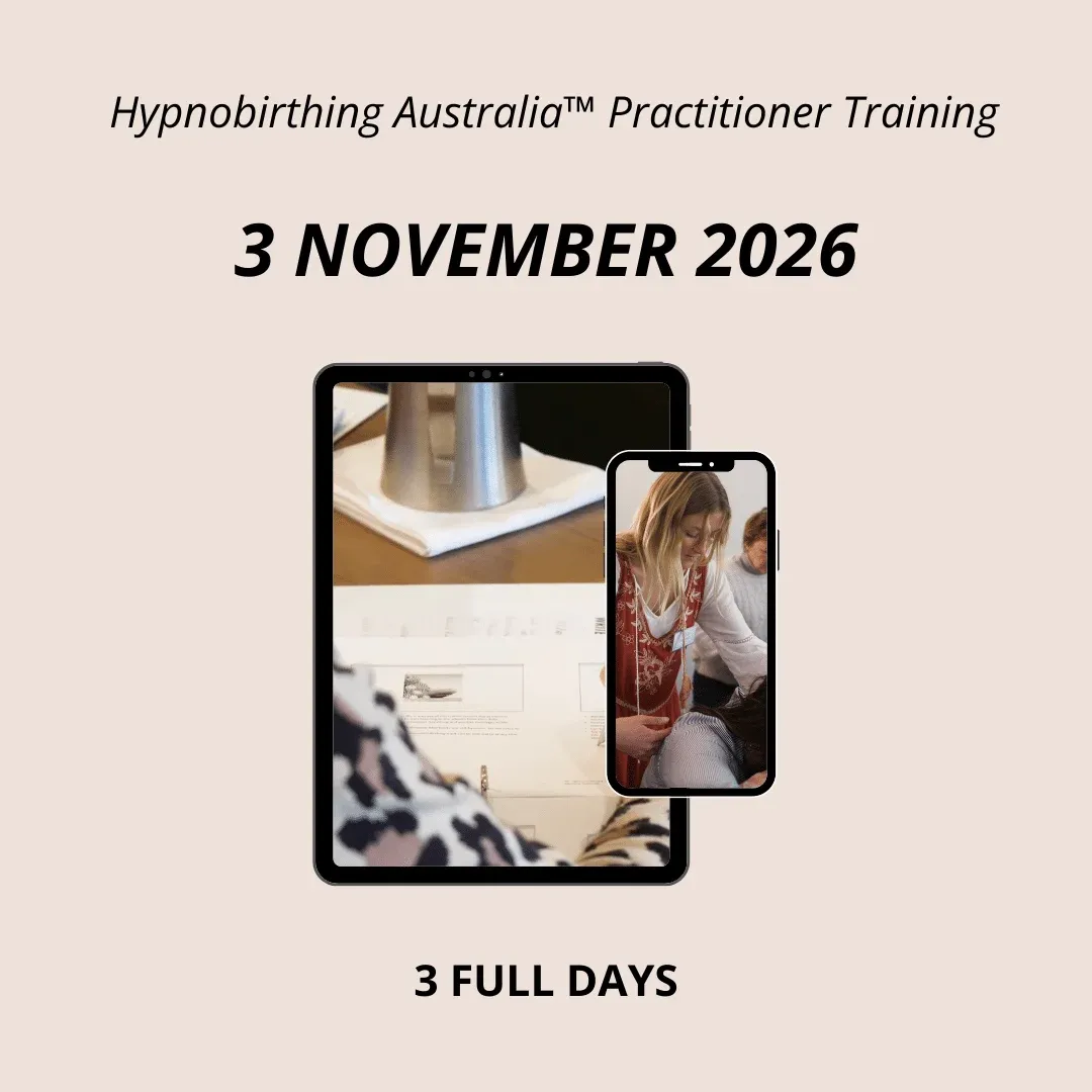 Hypnobirthing Australia™ Practitioner Training November 2025