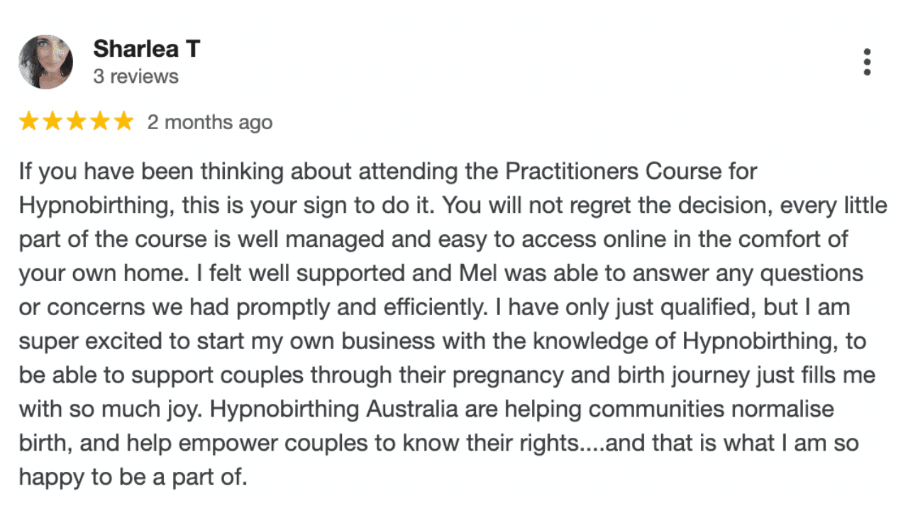 Practitioner Training Review