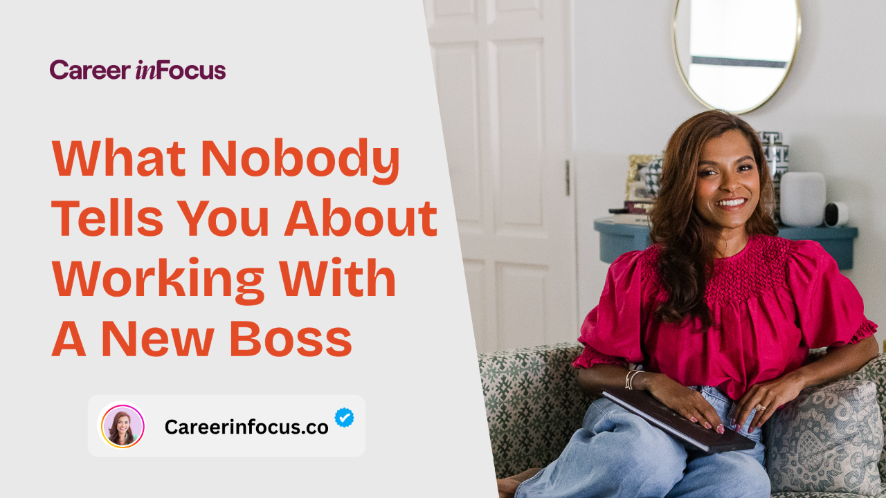 What Nobody Tells You About Working With A New Boss