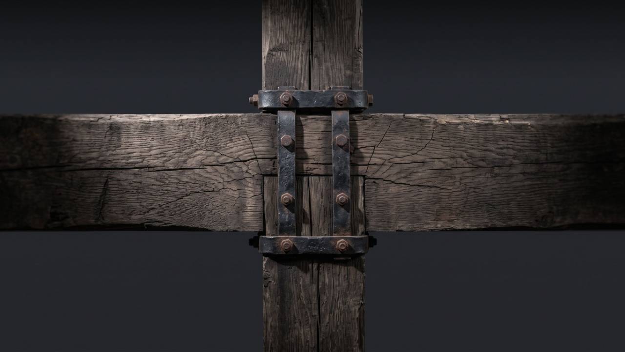 our parts on the figure, one crossing, and an open end above.