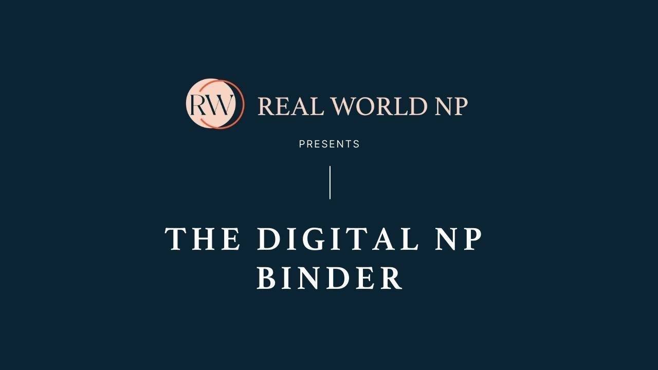 Digital NP Binder for busy clinic days