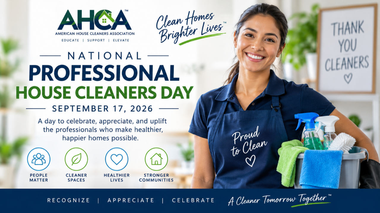 National Professional House Cleaners Day 2026 celebrating professional house cleaners on September 17
