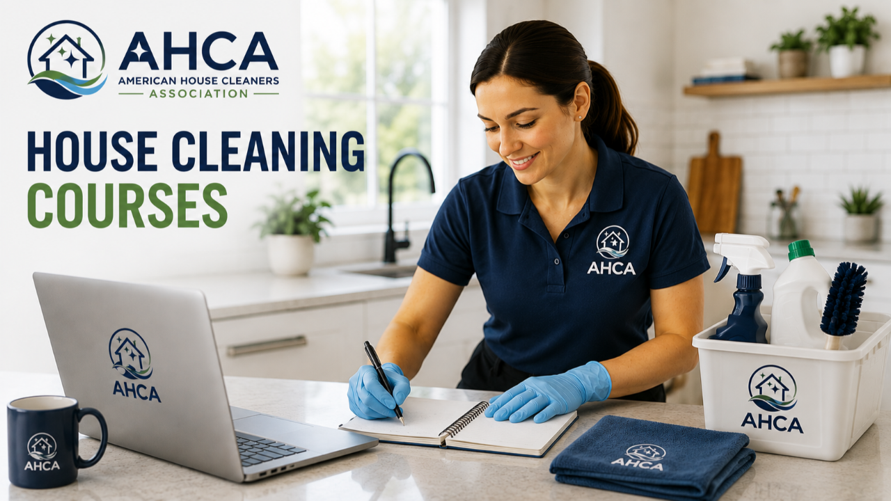 Professional house cleaning courses and certification training from AHCA
