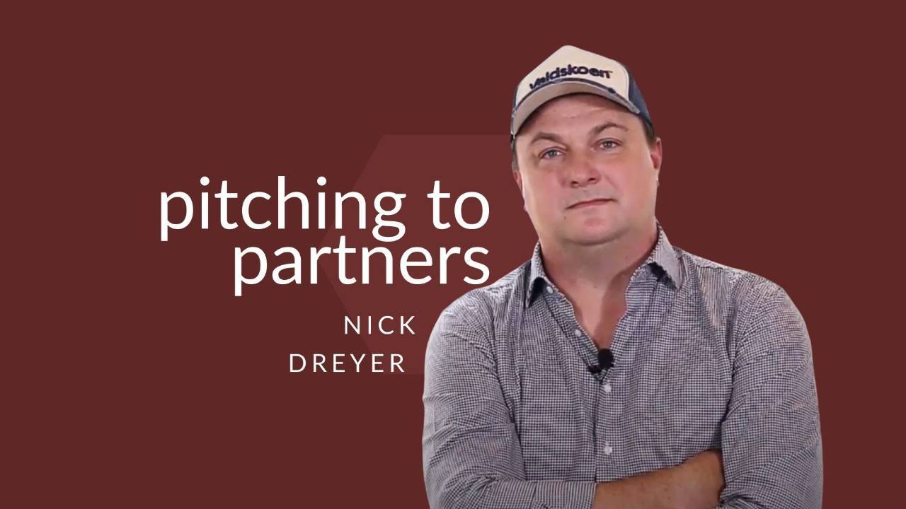 Nick Dreyer Pitching to Partners