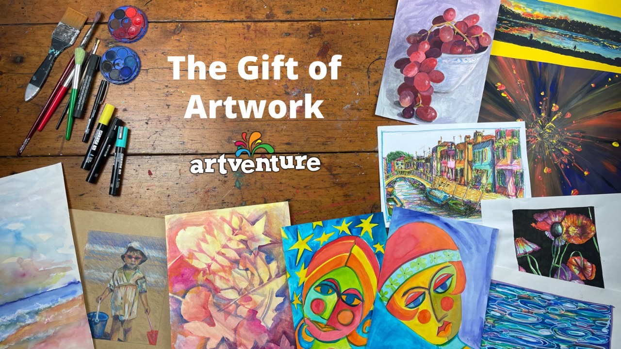 The Gift of Artwork Learn to draw and paint for others