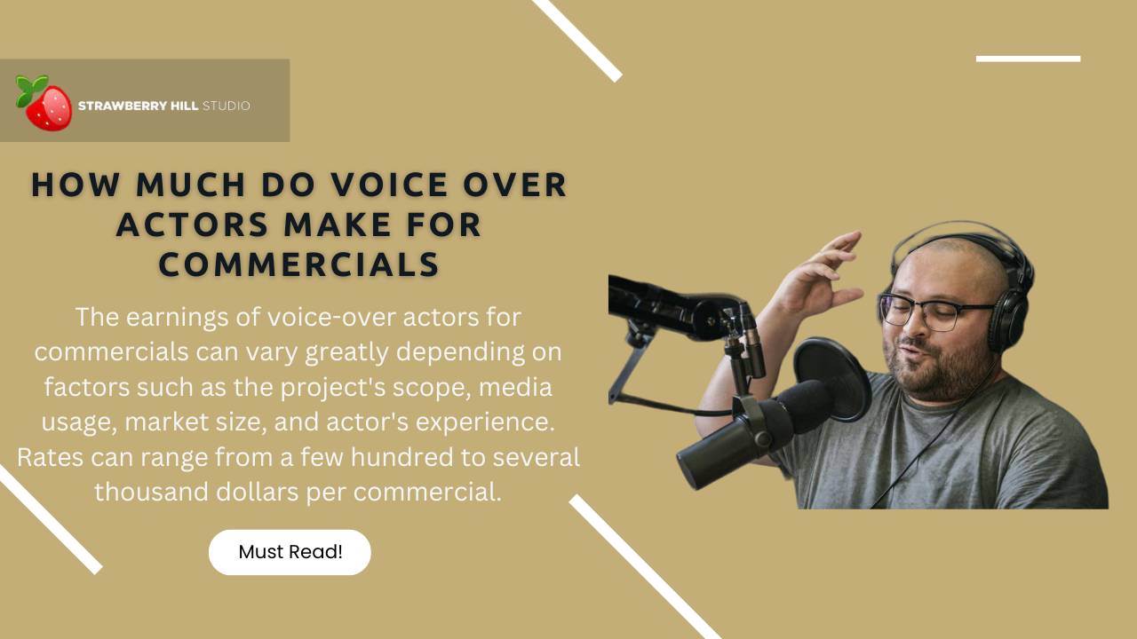 How Much Do Voice Actors Make for Commercials?