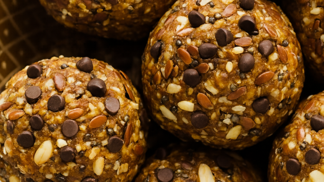 Chewy Oatmeal Peanut Butter Chocolate Bites