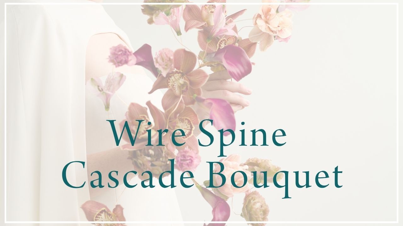 Wire Spine Cascade Bouquet (April 2026)
