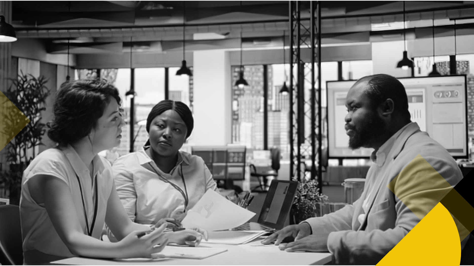 Managers in a live session