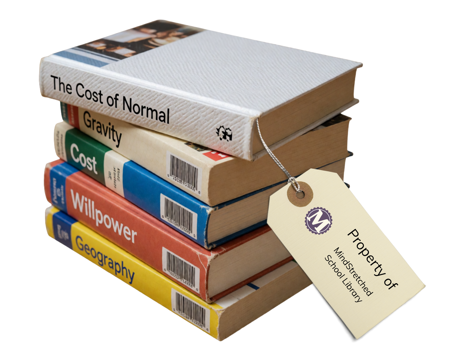 The Professor of Period 5 stack of books