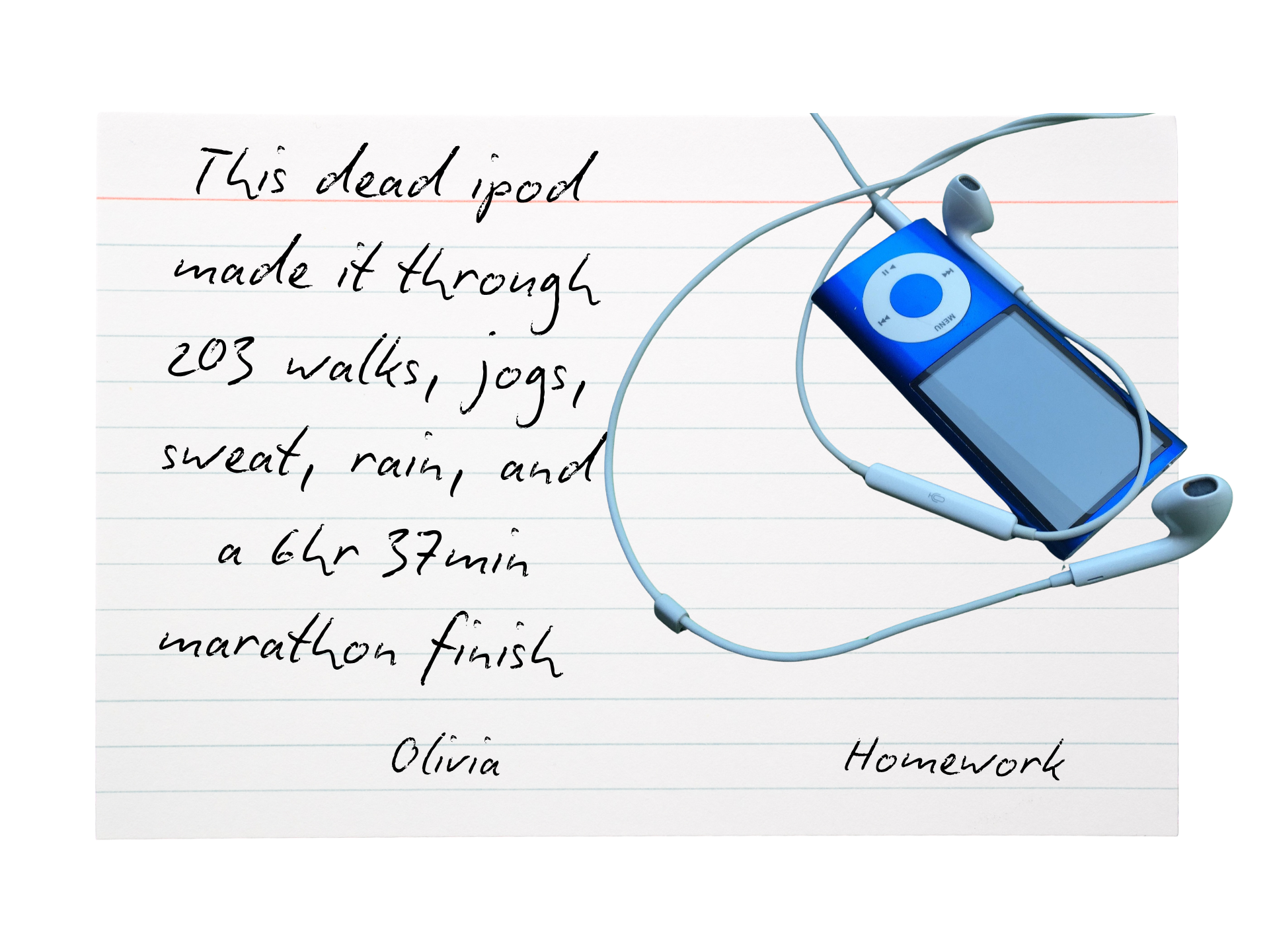 This dead ipod is my mom's special treasure. period 5 homework