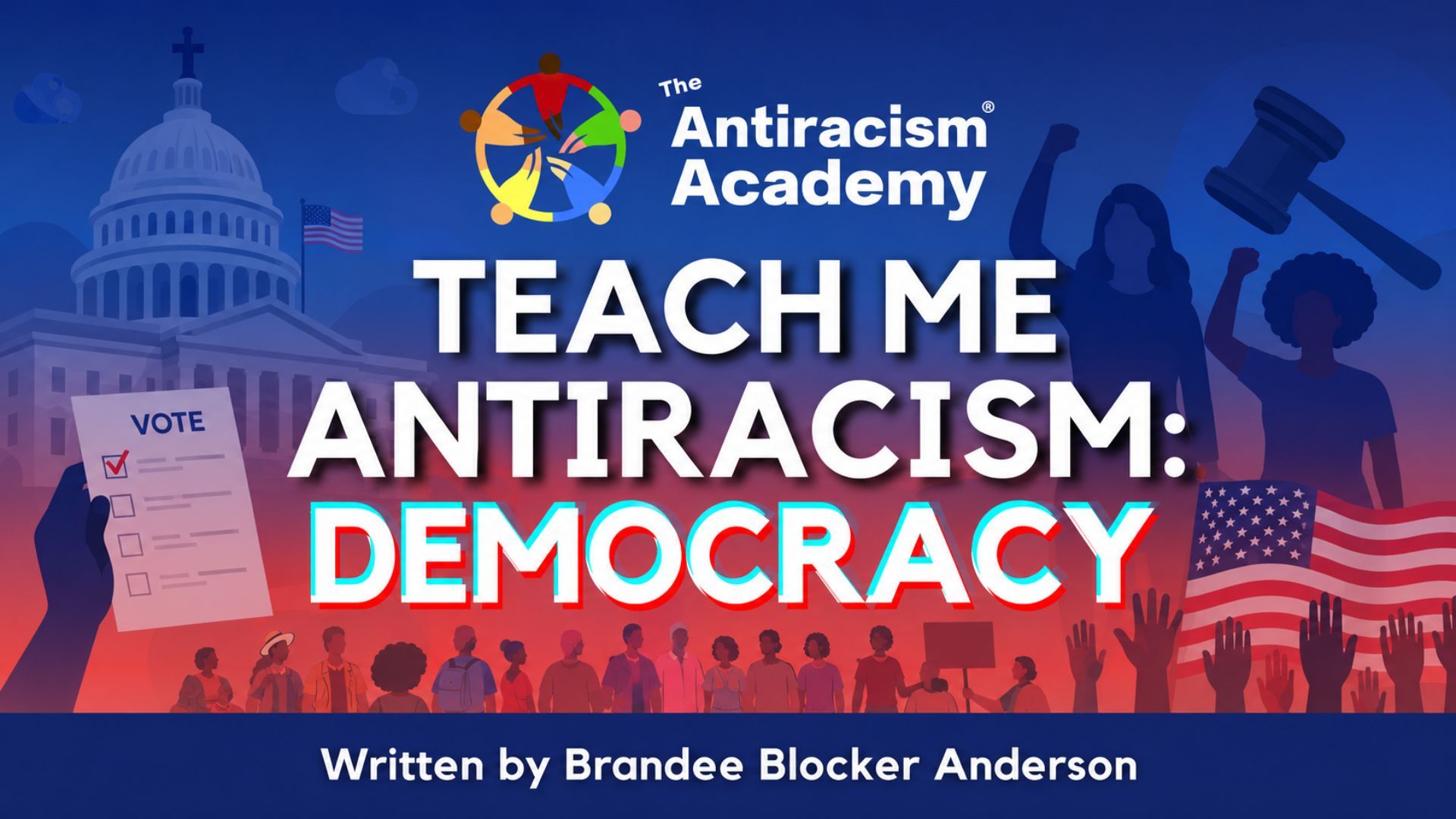 Teach Me Antiracism: Democracy book cover