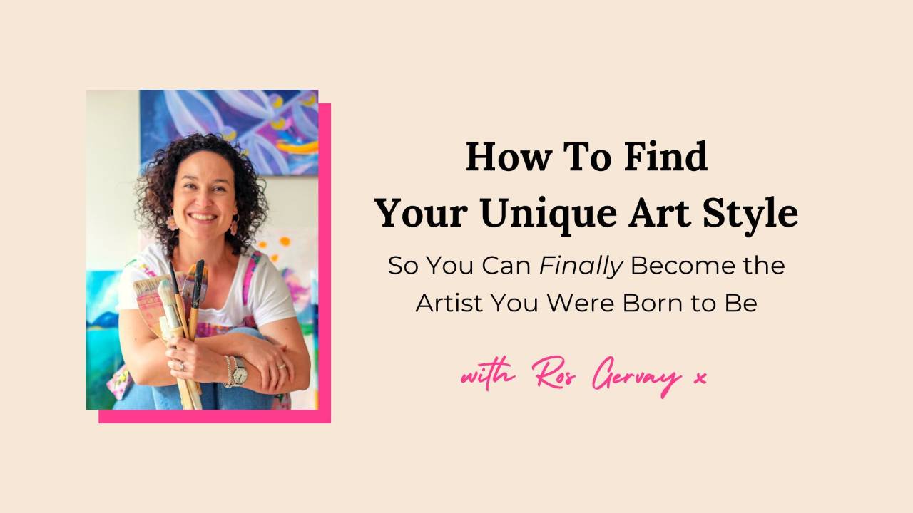 How To Find Your Unique Art Style Masterclass Sign Up Page