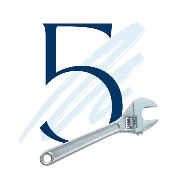 Large number five with an adjustable wrench, introducing how small recurring visual details can create recognition and a sense of belonging among your most engaged clients and fans.