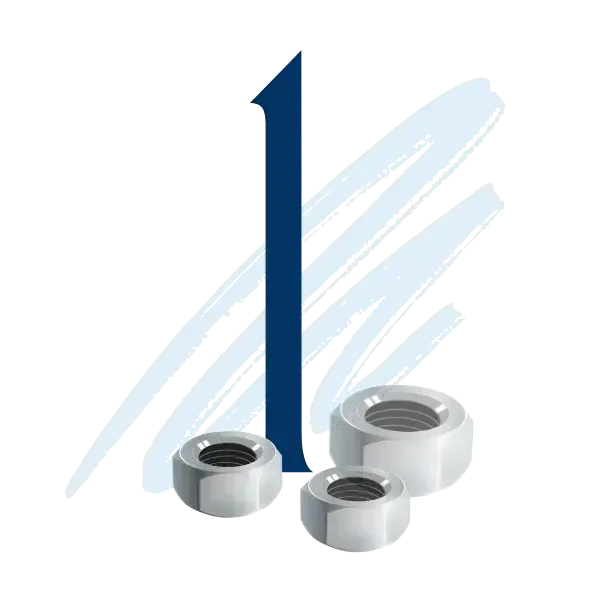 Large number one with three metal nuts, introducing how strategic visual branding can signal who your business is for and help the right people feel welcome.