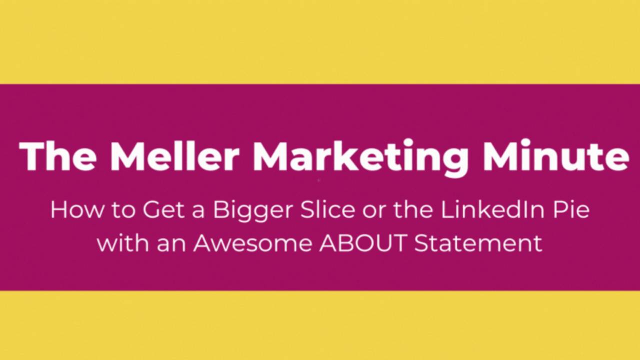 Get a Bigger Slice of the LinkedIn Pie with an Awesome ABOUT Statement