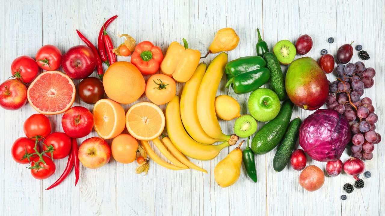plant-based foods, fruits and vegetables