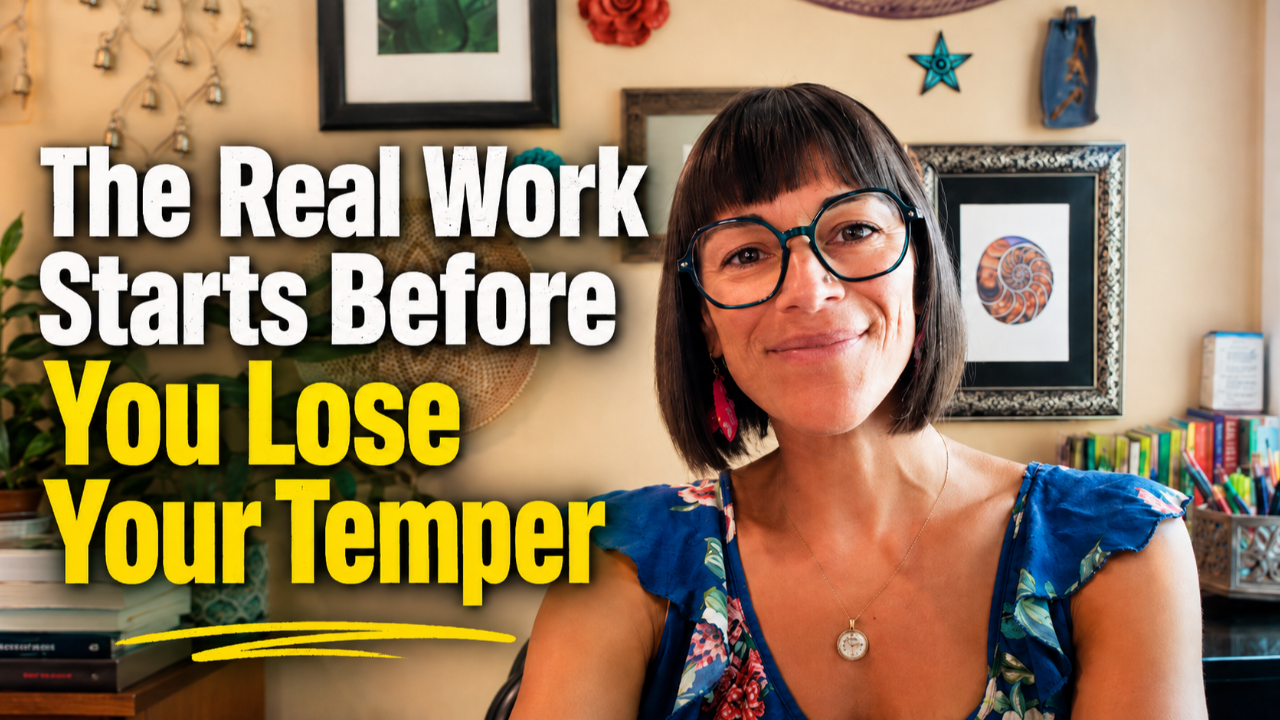 The Real Work Starts Before You Lose Your Temper
