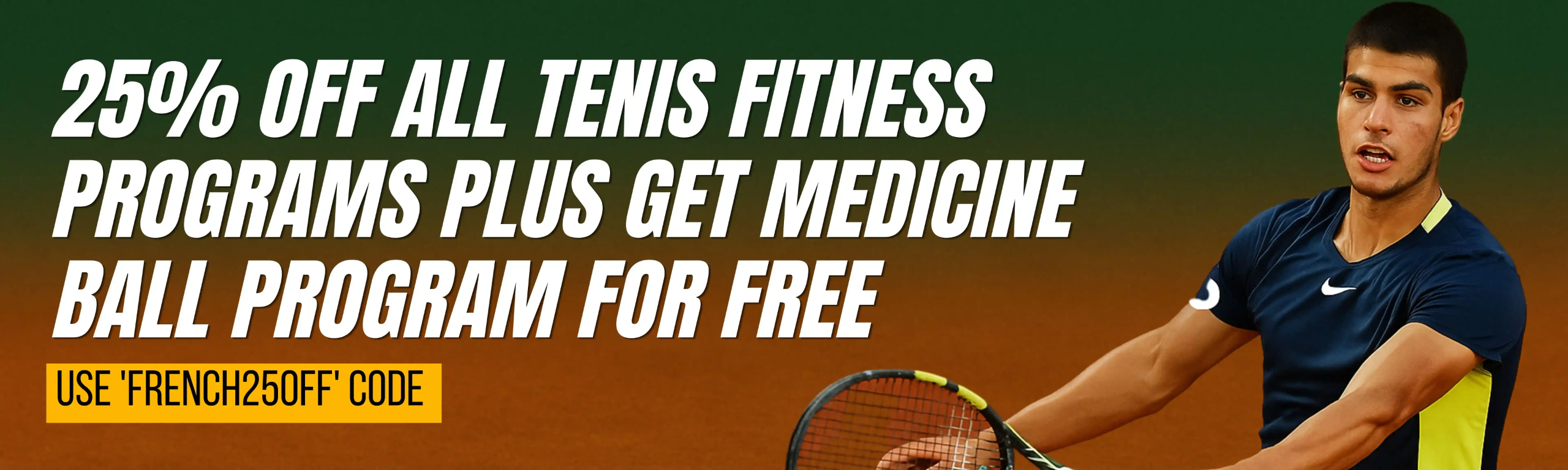 Online Tennis Fitness Programs French Open Sale