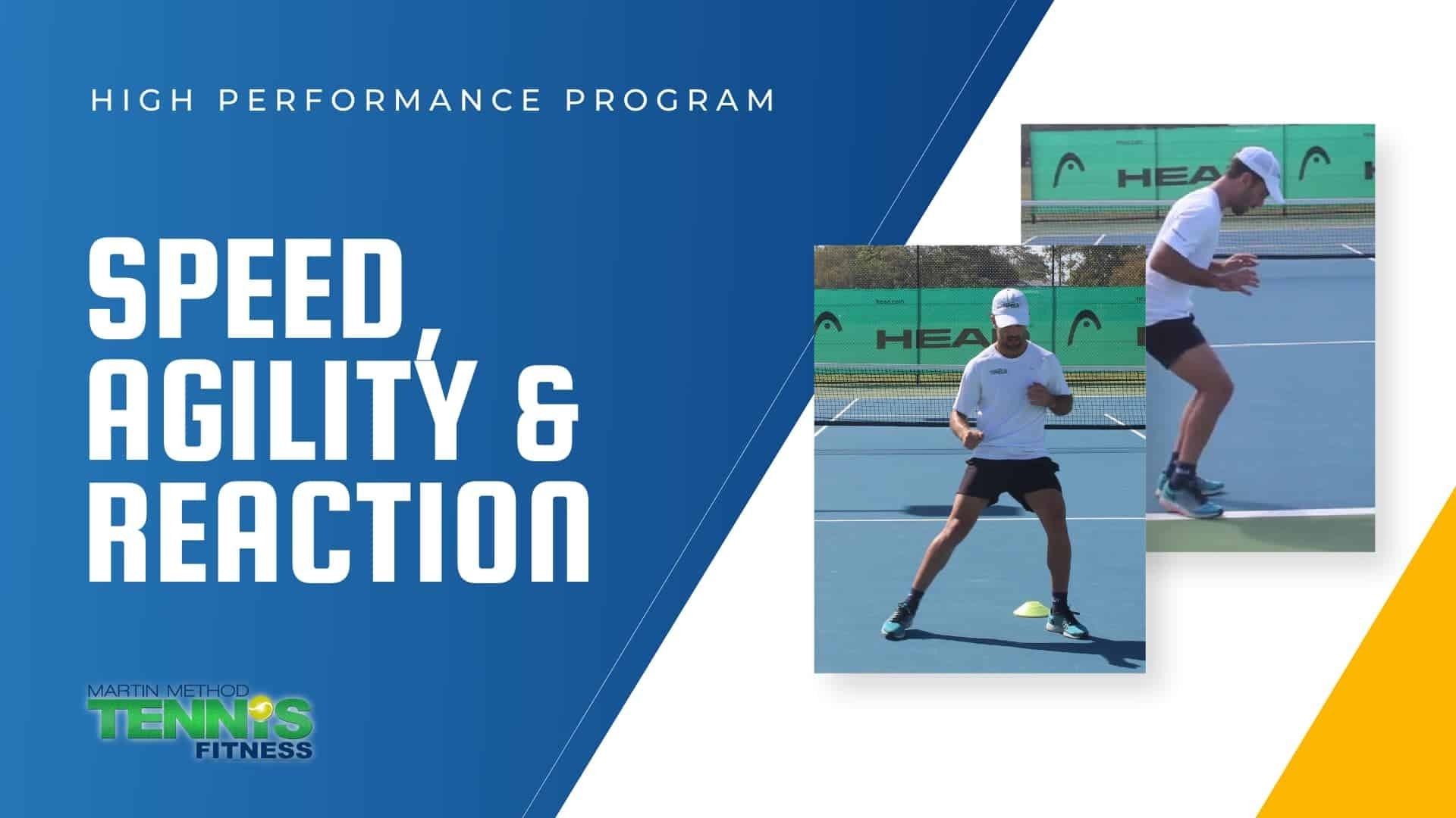 Speed, agility and reaction drills for competitive tennis players