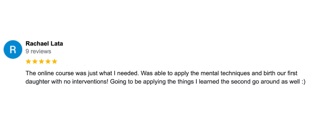 Hypnobubs Review - Rachael Lata (Google Review)
