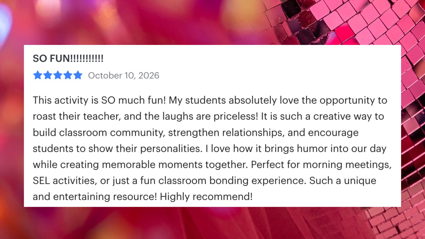 Love note from a teacher