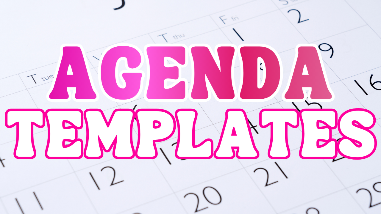 Agenda Templates