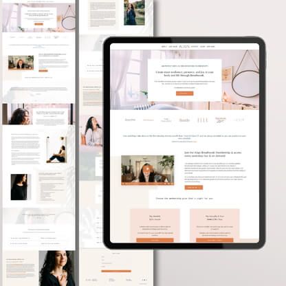 kajabi website design by sierra lin design kajabi expert
