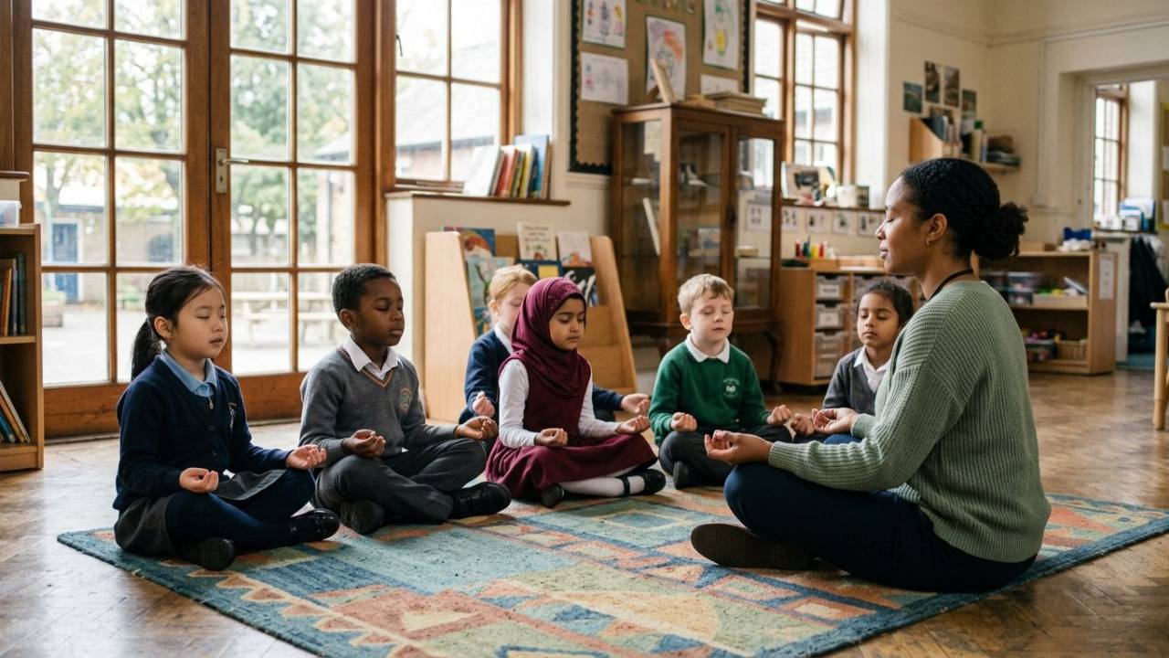 1 in 5 Children Now Have a Probable Mental Health Disorder, Here's What Eight Quiet Minutes a Day Can Do About It