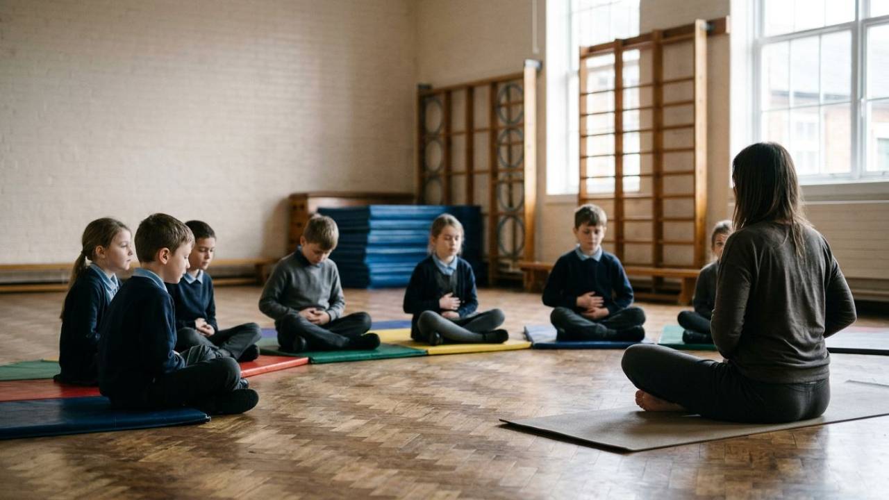 What skills do you need to teach yoga and mindfulness in schools?