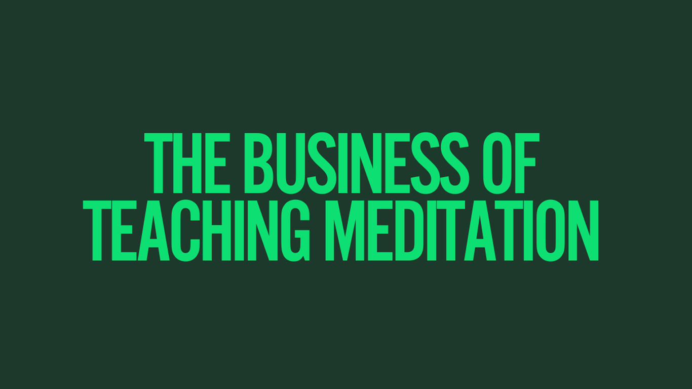 Dharma Moon Graduate Lucienne Di Tempora teaching a meditation workshop