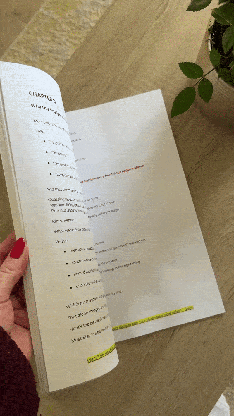 Free 72 Page Guide for Makers and Handmade Product Owners - Why Your Etsy Listings Aren't Selling Yet