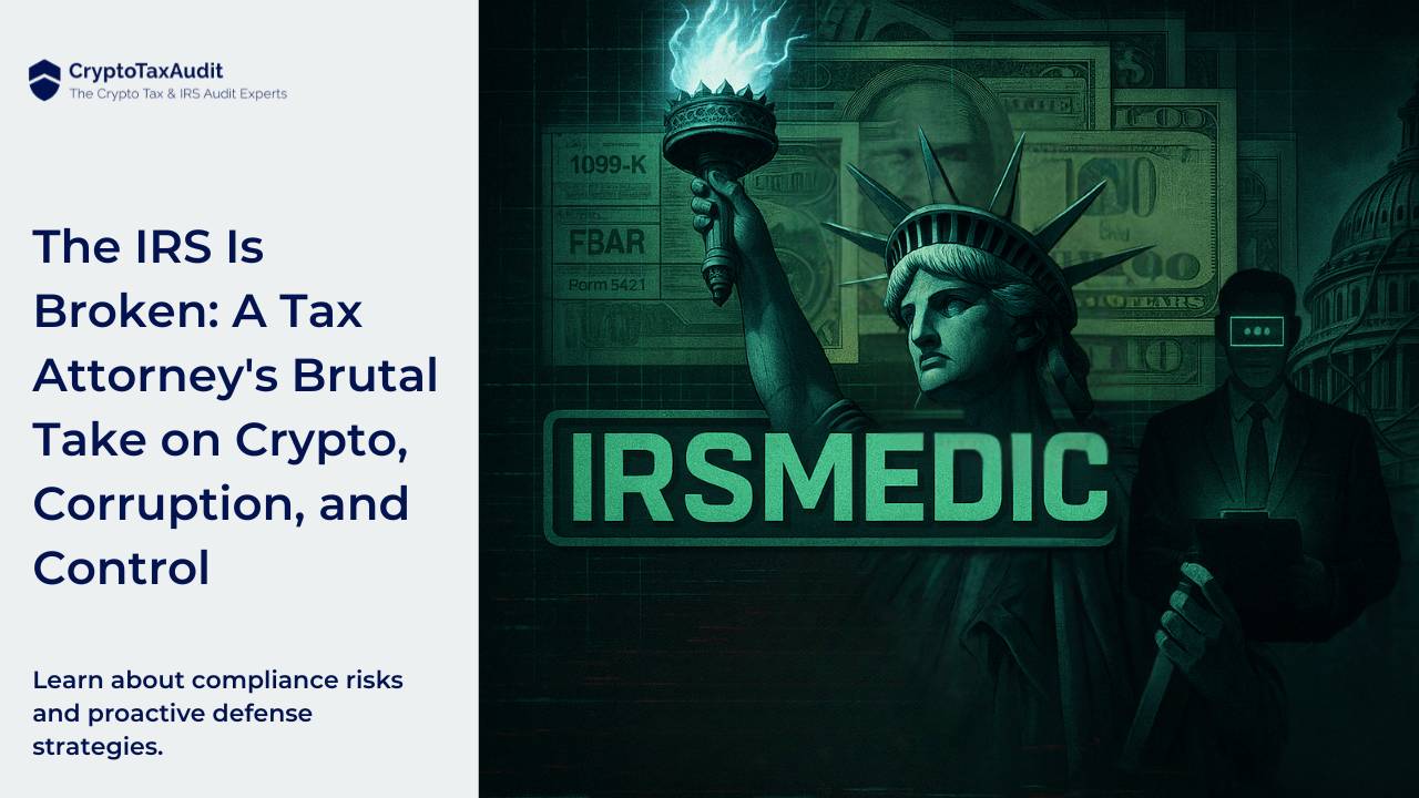 Crypto, Corruption & the IRS: A Tax Attorney Speaks Out