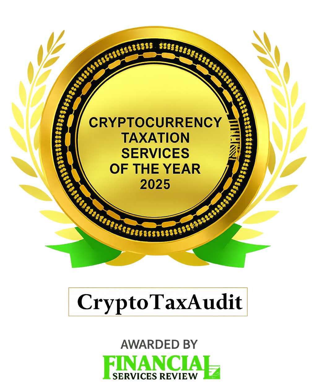 CryptoTaxAudit awarded Cryptocurrency Taxation Services of the Year by Financial Services Review