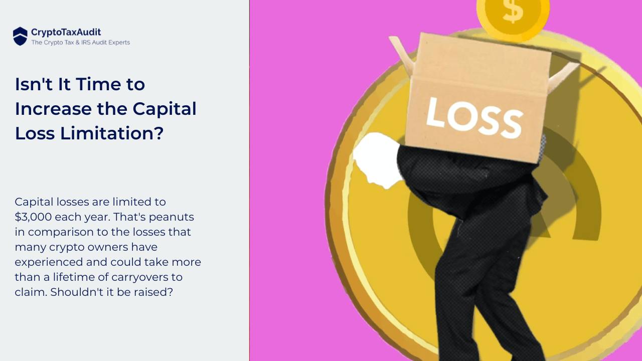 Isn't It Time to Increase the Capital Loss Limitation?