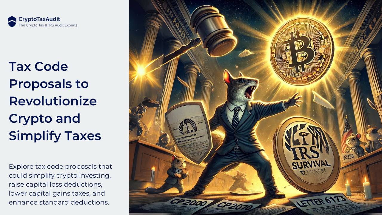 Tax Code Proposals to Revolutionize Crypto and Simplify Taxes