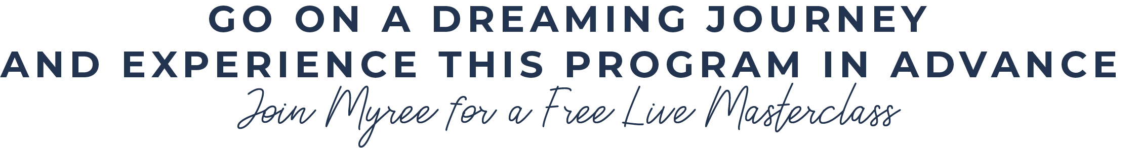 sample a mastermind class with Myree Morsi - enjoy the healing journey infused into this Q&A replay