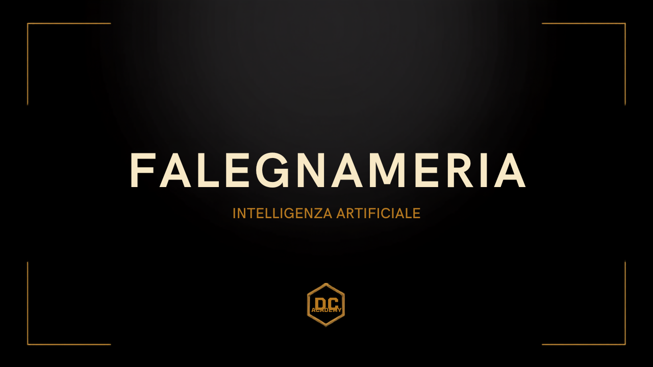 Copertina articolo falegnameria e intelligenza artificiale, brand DC Academy