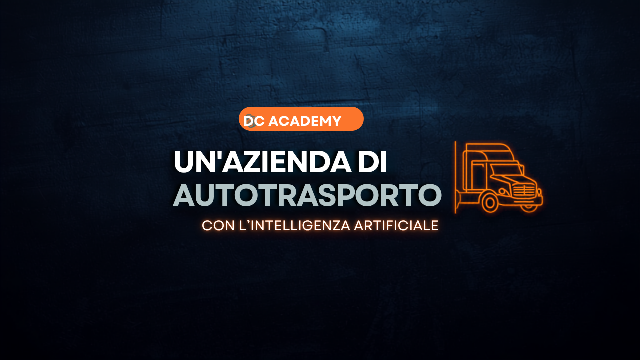 Autotrasporto e intelligenza artificiale DC Academy