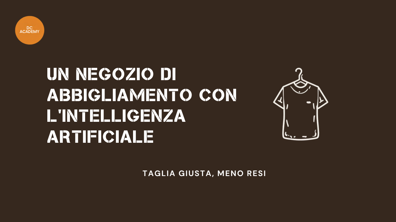 Negozio di abbigliamento con l'intelligenza artificiale, cover DC Academy