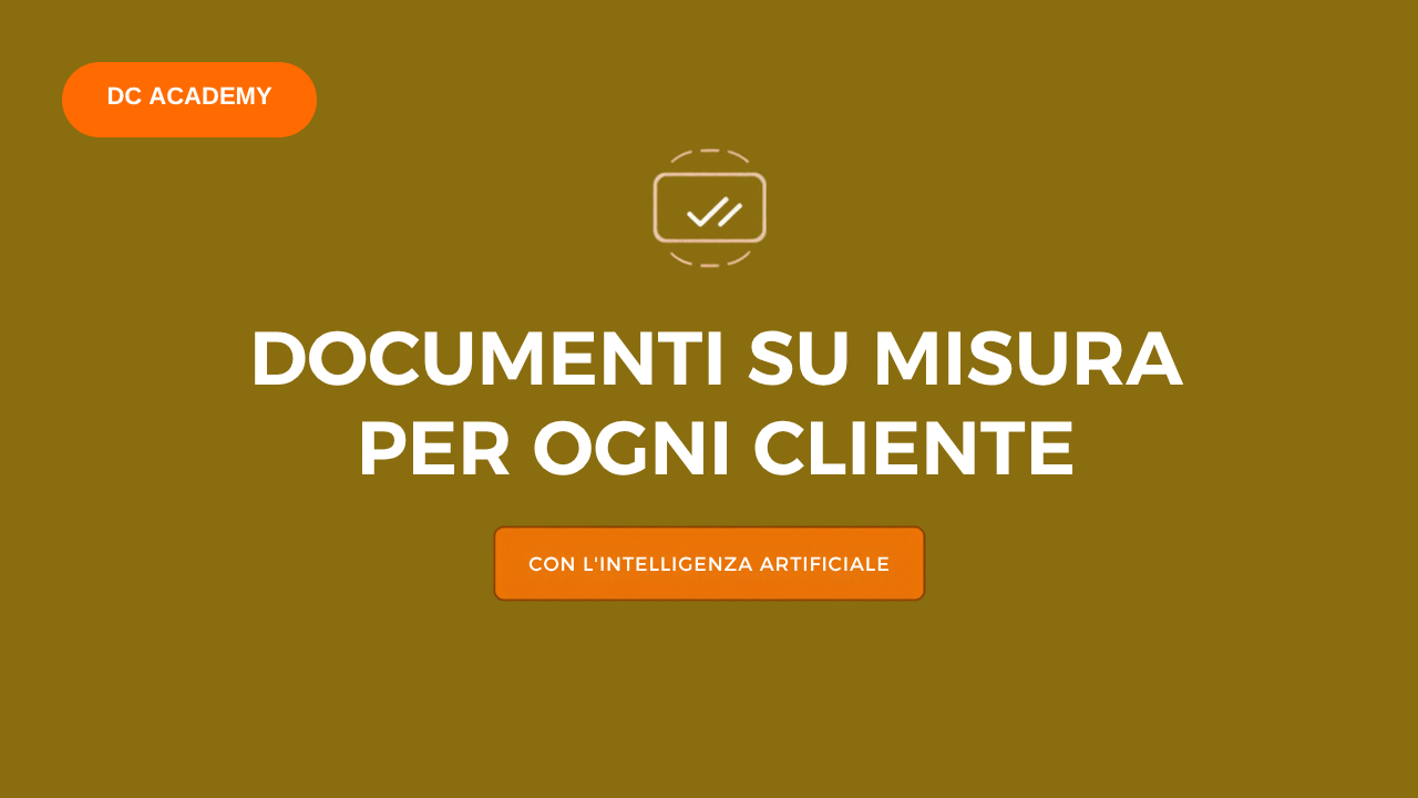 Documenti su misura per ogni cliente con l'intelligenza artificiale in studio commercialista