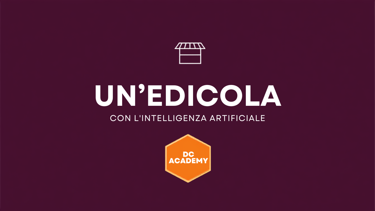 Un'edicola con l'intelligenza artificiale