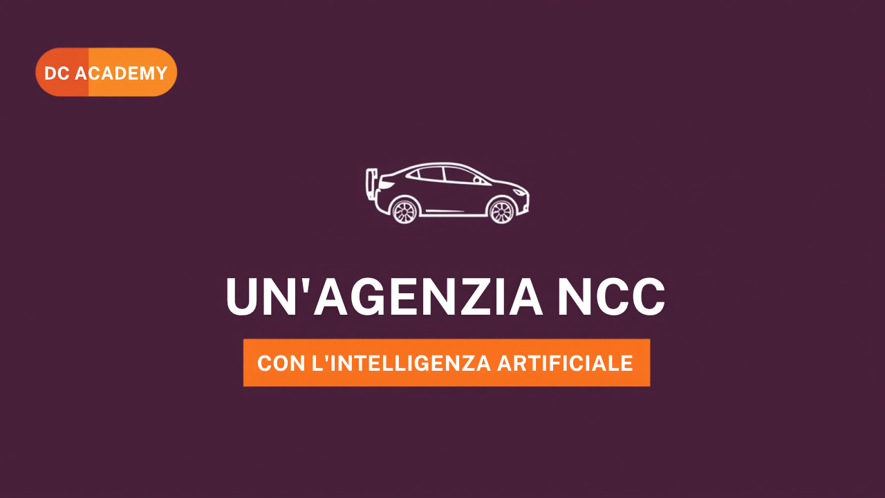 Un'agenzia NCC con l'intelligenza artificiale
